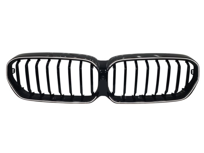Ноздри Черный глянец ( 1 bar ) Iconic glow на BMW 5 Series G30 / G31 2020-2023 года