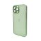 Чохол для смартфона AG Glass Matt Frame Color Logo for Apple iPhone 13 Pro Max Light Green (AGMattFrameiP13PMLGreen)