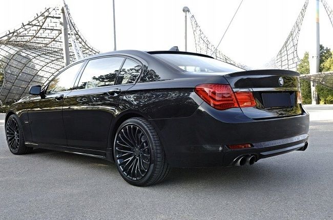 Спойлер на BMW 7 series F01 Performance черный глянцевый ABS-пластик