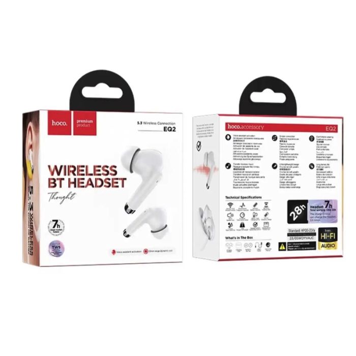 Бездротові навушники TWS HOCO EQ2 Thought Purple (6931474798541)