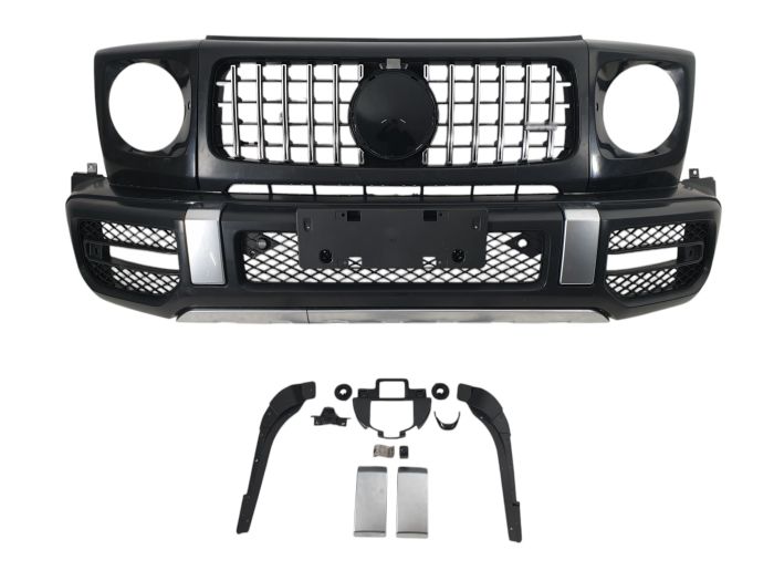 Передний бампер (стиль G63 AMG 2018+) на Mercedes-Benz G-Class W463 1990-2018 года