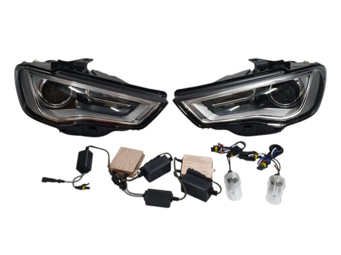 Передние фары (Xenon) замена галогена на Audi A3 8V 2012-2016 года