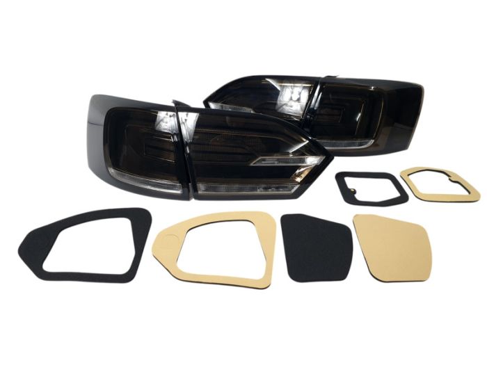 Задние фонари (LED Smoke) Стопы на Volkswagen Jetta 2010-2015 года