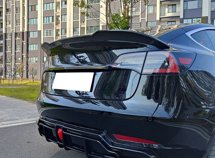 Спойлер Tesla Model Y стиль Balbe ABS-пластик (2020-...)