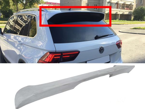 Спойлер (стиль R-Line) на Volkswagen Tiguan II 2015-2019 года