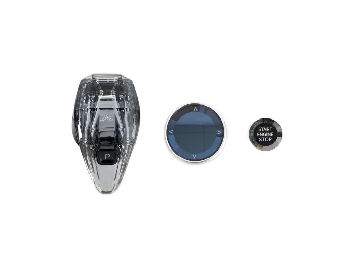 Хрустальный селектор КПП (с логотипом X) на BMW X5 G05 2018-2022 года