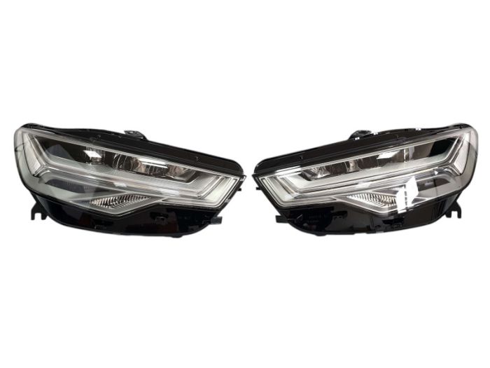 Передние фары (Full Led LCI) замена к рестайлингу на Audi A6 C7 2011-2014 года