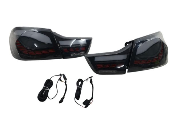 Задние фонари (стиль CS Smoke V2) Стопы на BMW 4 Series F32 / F33 2013-2020 года