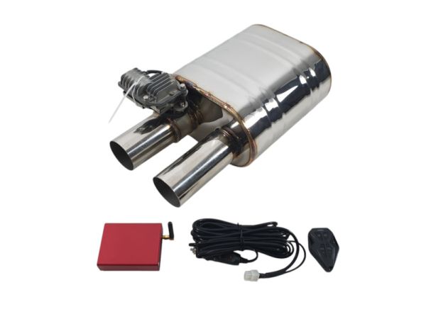 Глушители на выхлоп с электрической заслонкой 63мм на AUDI A1 8X 2010-2014 года