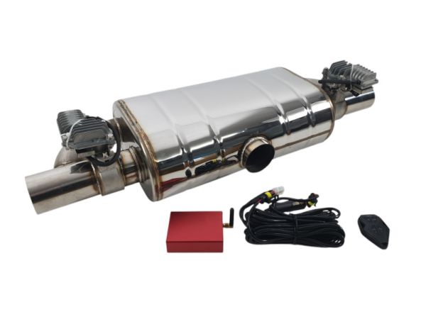 Глушители на выхлоп с электрической заслонкой 63мм на AUDI A1 8X 2010-2014 года