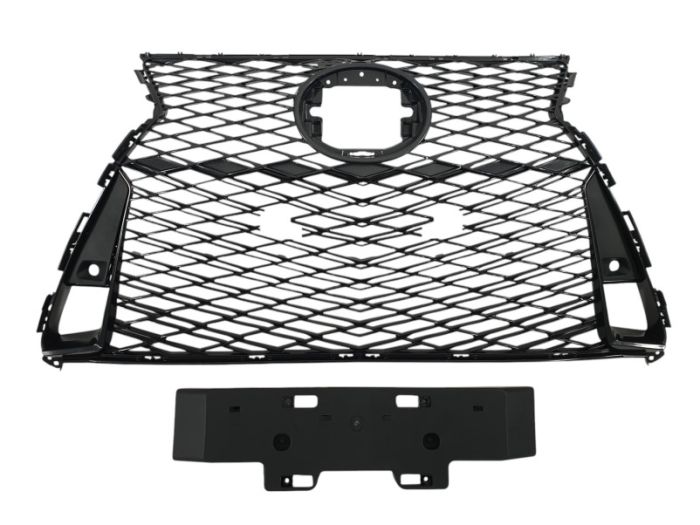 Решетка радиатора Gray (стиль F-Sport) на Lexus IS 2016-2020 года