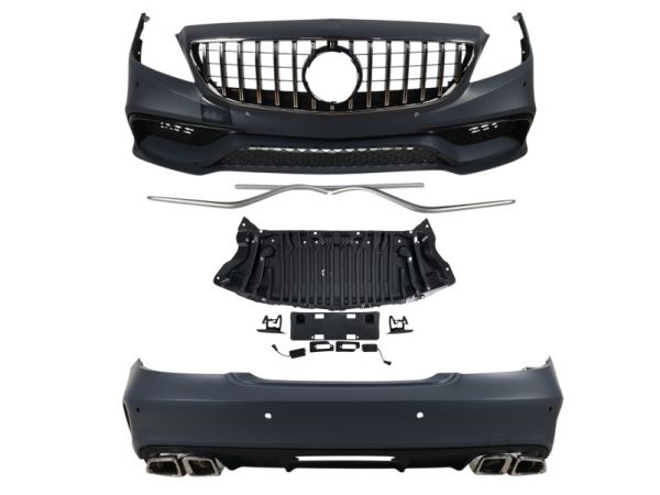 Комплект обвесов (дизайн CLS63 AMG) на Mercedes-Benz CLS-Class C218 2014-2018 года.