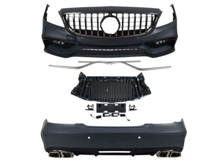 Комплект обвесов (дизайн CLS63 AMG) на Mercedes-Benz CLS-Class C218 2014-2018 года.