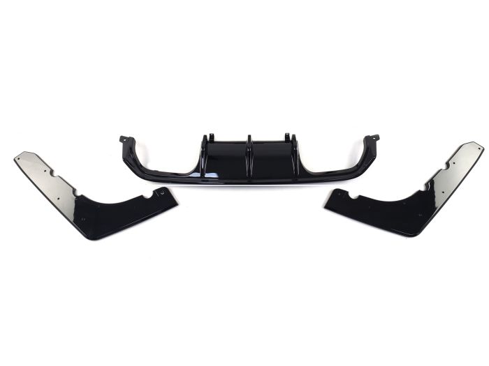 Диффузор ( заднего бампера ) Черный глянец PSM на BMW M3 F80 2014-2020 года