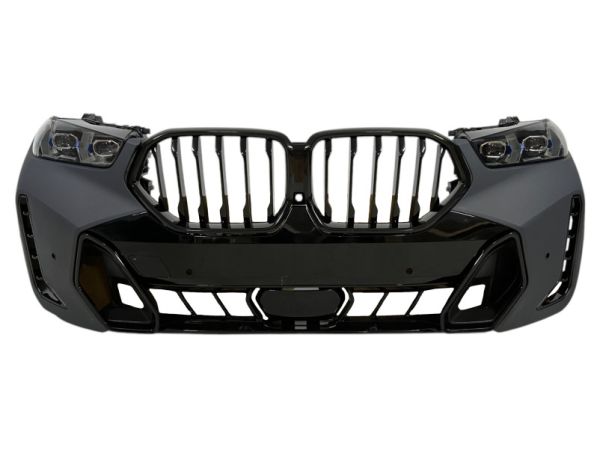 Комплект рестайлинга передней части (стиль M-Paket + фары) на BMW X6 G06 2019-2022 года