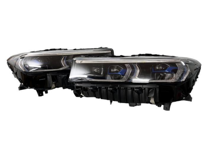 Передние фары (Full Led в стиле Laser апгрейд в 2019+) на BMW 7 Series G11/G12 2015-2019 года