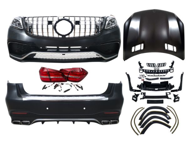 Комплект рестайлинга (стиль GLS 63 AMG) на Mercedes-Benz GL-Class X166 2012-2015 года