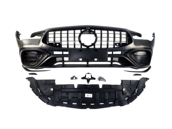 Передний бампер (стиль CLA45 AMG) на Mercedes-Benz CLA-Class C118 2019-2022 года