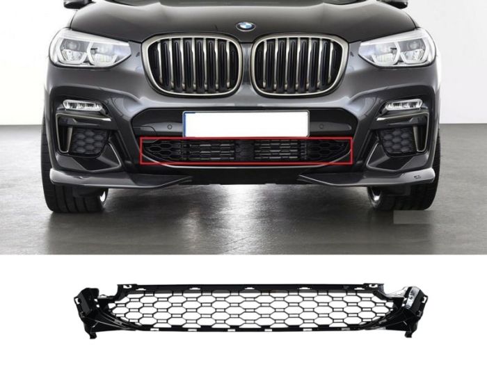Решетки в бампер на BMW X3 G01 2018-2022 года
