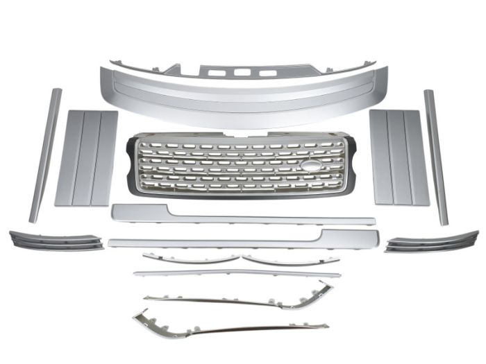 Аеро кит ( комплект дооснащения ) ( Silver ) на LAND ROVER Range Rover Vogue L405 2013-2017 года