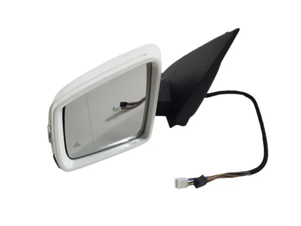 Зеркало в сборе LH (белое) на Mercedes-Benz ML-Class W166 2011-2015 года