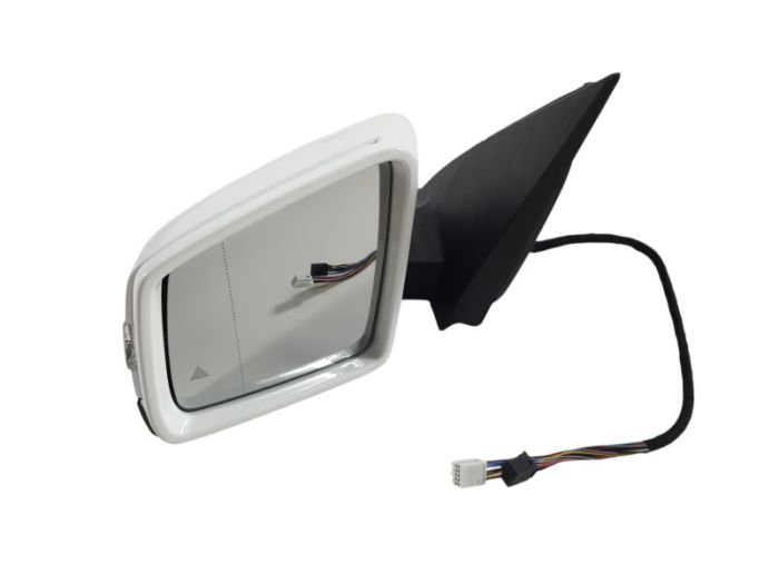Зеркало в сборе LH (белое) на Mercedes-Benz ML-Class W166 2011-2015 года