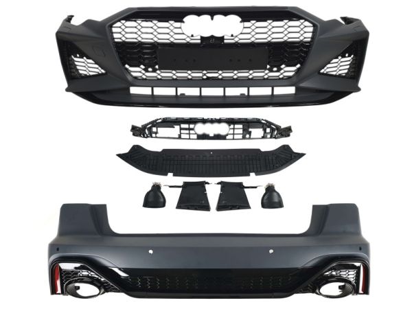 Комплект обвесов ( в стиле RS6 ) V2 на Audi A6 C8 2018-2023 года