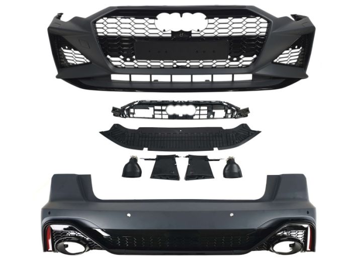 Комплект обвесов ( в стиле RS6 ) V2 на Audi A6 C8 2018-2023 года