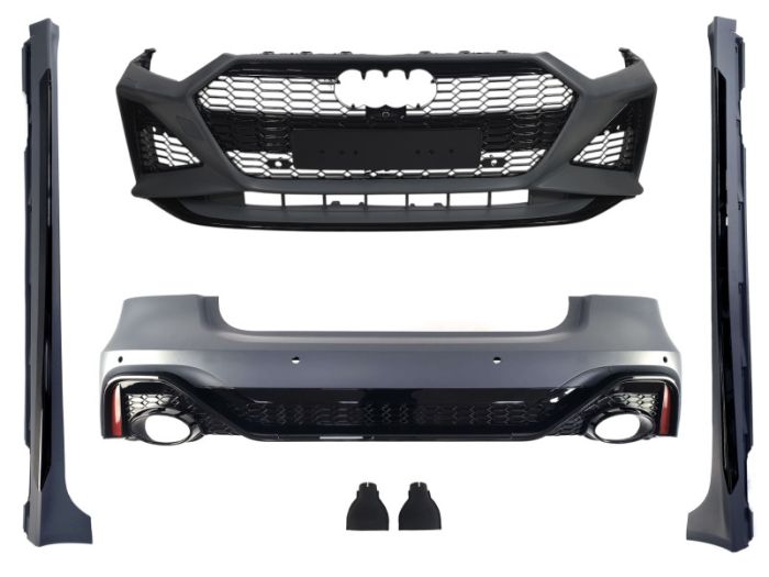 Комплект обвесов ( в стиле RS7 ) V2 на Audi A7 4K 2017-2023 года