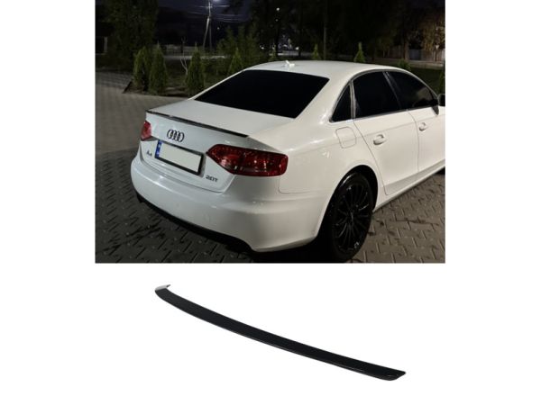 Спойлер Черный глянец V1 на Audi A4 B8 2007-2011 года