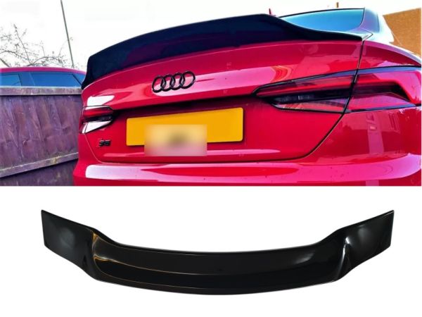 Спойлер Черный глянец V3 на Audi A5 B9 2016-2020 года