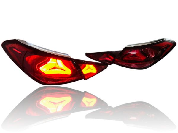 Задние фонари (стиль Mercedes E-Class W214) на Mercedes-Benz C-Class W206 2021-2025 года