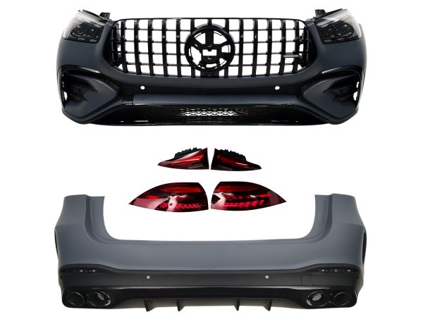 Комплект рестайлинга (стиль GLE53 AMG LCI) на Mercedes-Benz GLE-Class W167 2018-2023 года