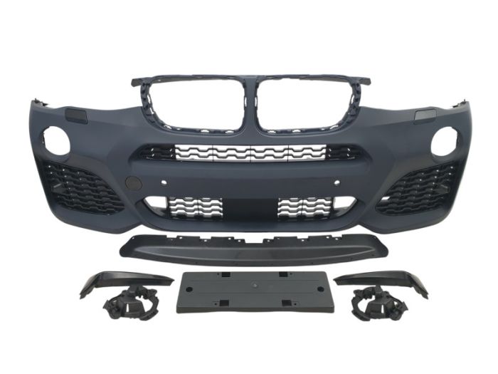 Передний бампер (M-Paket) на BMW X3 F25 2014-2017 года.