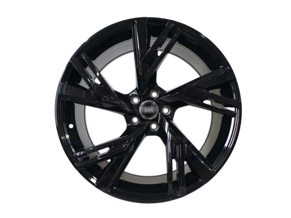 R22 Black (одноширокие 9.5J ET35) Диски на Audi Q7 4M 2015-2020 года