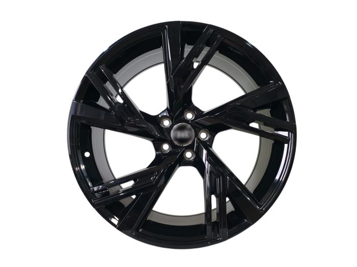 R22 Black (одноширокие 9.5J ET35) Диски на Audi Q7 4M 2015-2020 года