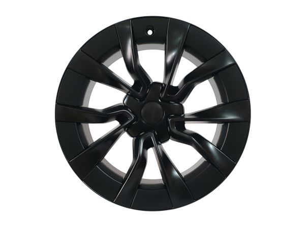 R18 Satin Black (одноширокие 8.5J ET38) на Tesla Model 3 2017-2022 года