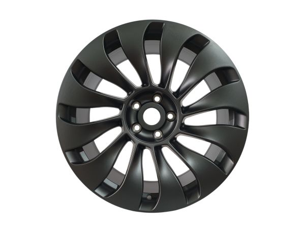 R19 Dark Matte Grey (одноширокие 9.5J ET45) на Tesla Model 3 2017-2022 года