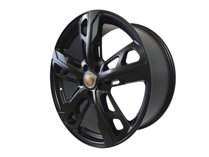 R22 Satin Black (разноширокие) на Porsche Cayenne 958 2010-2014 года