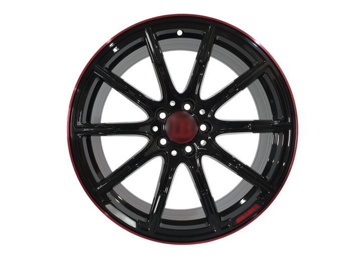 R19 Black Red Lips (разноширокие) на Mercedes-Benz A-Class W176 2012-2015 года