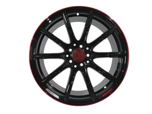 R22 Black Red Lips (одноширокие 10J ET30) на Mercedes-Benz G-Class W463 1990-2018 года