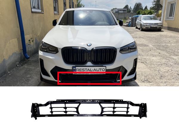 Решетки в бампер центральная решетка ACC (M-Paket) на BMW X3 G01 2022-2024 года