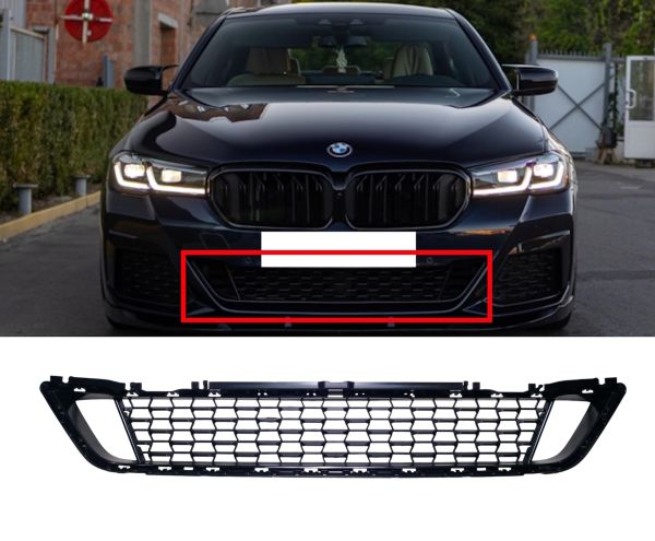 Решетки в бампер (M-Paket) на BMW 5 Series G30/G31 2020-2023 года