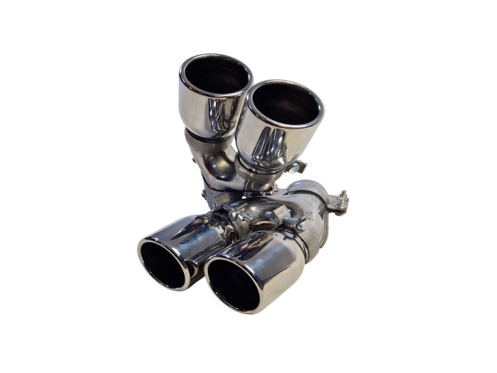 Насадки на выхлоп Chrome (стиль M5 F90) на BMW 5 Series G30/G31 2017-2020 года