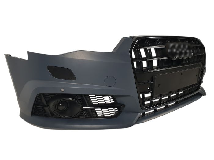 Передний бампер (S-Line) V3 на Audi A6 C7 2014-2018 года