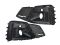 Решетки в бампер Full Black ( S-Line ) на Audi A5 B9 2020-2023 года