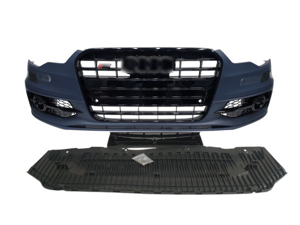 Передний бампер (S-Line) V3 на Audi A6 C7 2011-2014 года