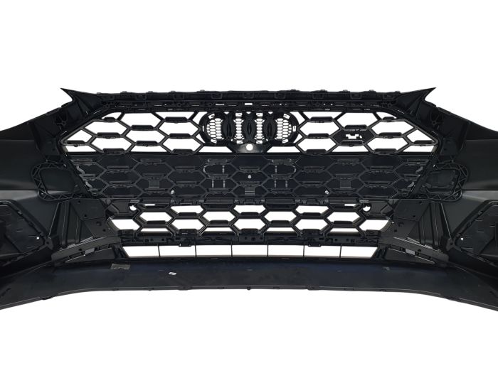 Передний бампер (S-Line) V1 на Audi A4 B9 2019-2023 года