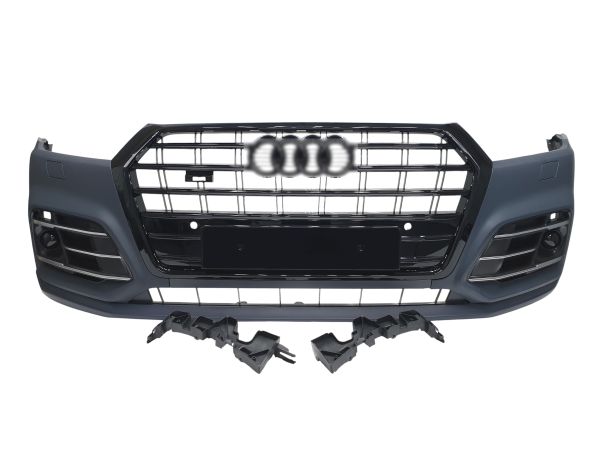Передний бампер ( S-Line ) V1 на Audi Q5 80A 2016-2020 года