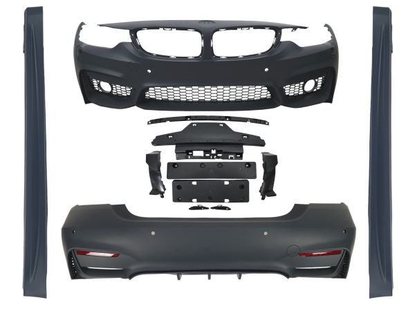 Комплект обвесов (стиль M4) под туманки на BMW 4 Series F36 2013-2020 года.